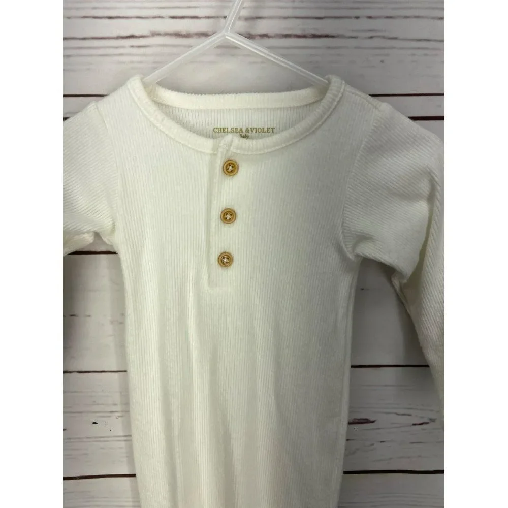 Chelsea And Violet Size 0-6 Months Folded Hands Infant Sleep Gown‎